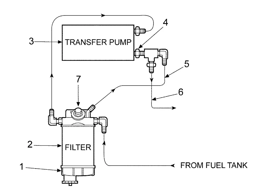 Fuel Water Separator 89447 1460 Ex200 1235 44803 1080 4452161